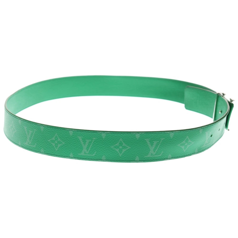 LOUIS VUITTON(ルイヴィトン) Ceinture Logo Belt サンチュール LV モノグラムレザーベルト グリーン M9514