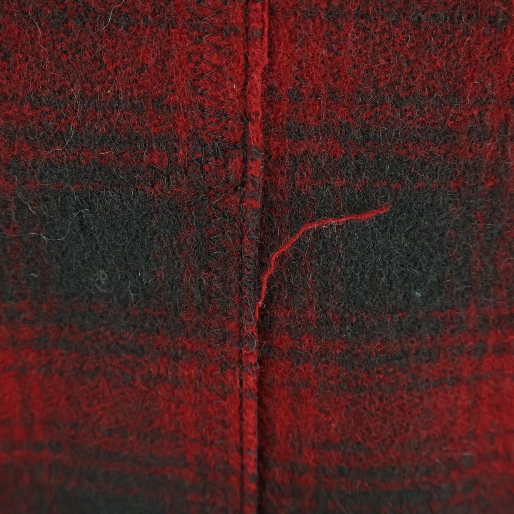 JUNYA WATANABE COMME des GARCONS(ジュンヤワタナベ コムデギャルソン) エルボーパッチ バックニット切り替え 裏地カモ テーラードジャケット ブラウン/レッド