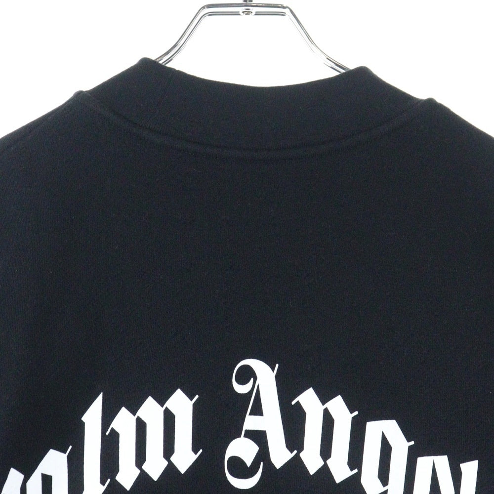 MONCLER(モンクレール) ×Palm Angels Bear Motif Sweatshirt ×パームエンジェルス ベアーワッペン クルーネックスウェットトレーナー ブラック H209L8G00009