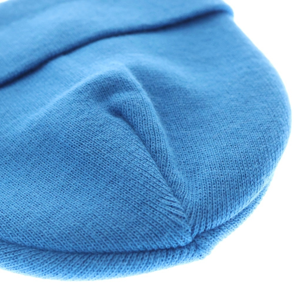 BALENCIAGA(バレンシアガ) ×adidas Logo Beanie 724009 443B1 アディダス ロゴ刺繍 ビーニー ニット帽 帽子 ブルー