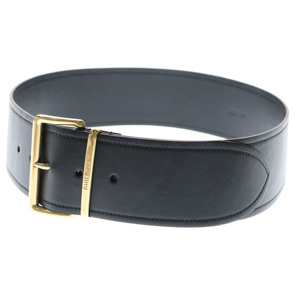 miumiu(ミュウミュウ) WIDE BUCKLE BELT ワイドバックル 5CC589 2E6Y F0002