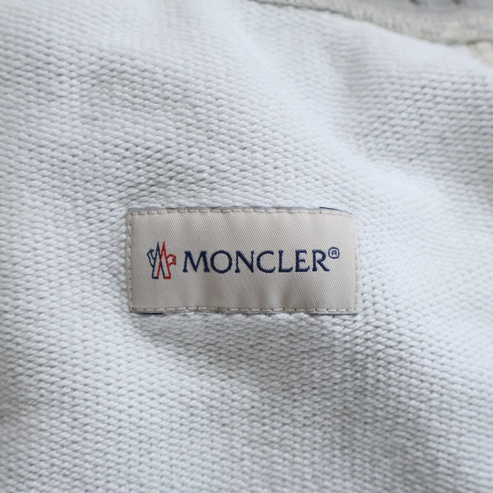 MONCLER(モンクレール) 22AW ×HYKE LOGO PATCH SWEAT PANTS ハイク ロゴパッチ クルーネック スウェットパンツ グレー レディース H209K8G00001