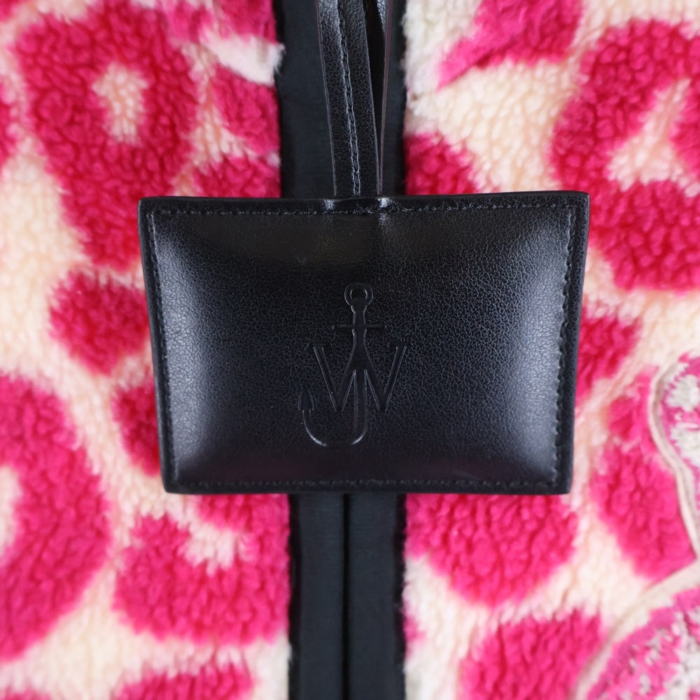 MONCLER(モンクレール) ×JW Anderson PINK JACKET BEAR JACKET JWアンダーソン ベアーロゴパッチ ジップアップジャケット ブルゾン ピンク I10931A00002