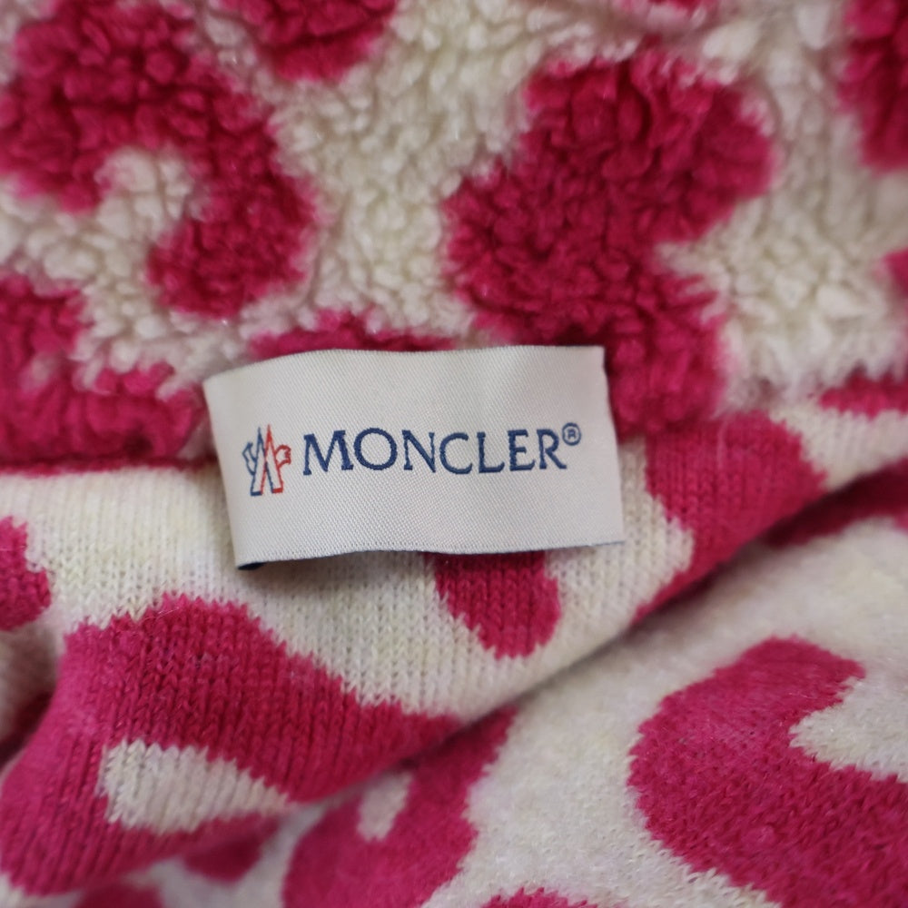 MONCLER(モンクレール) ×JW Anderson PINK JACKET BEAR JACKET JWアンダーソン ベアーロゴパッチ ジップアップジャケット ブルゾン ピンク I10931A00002