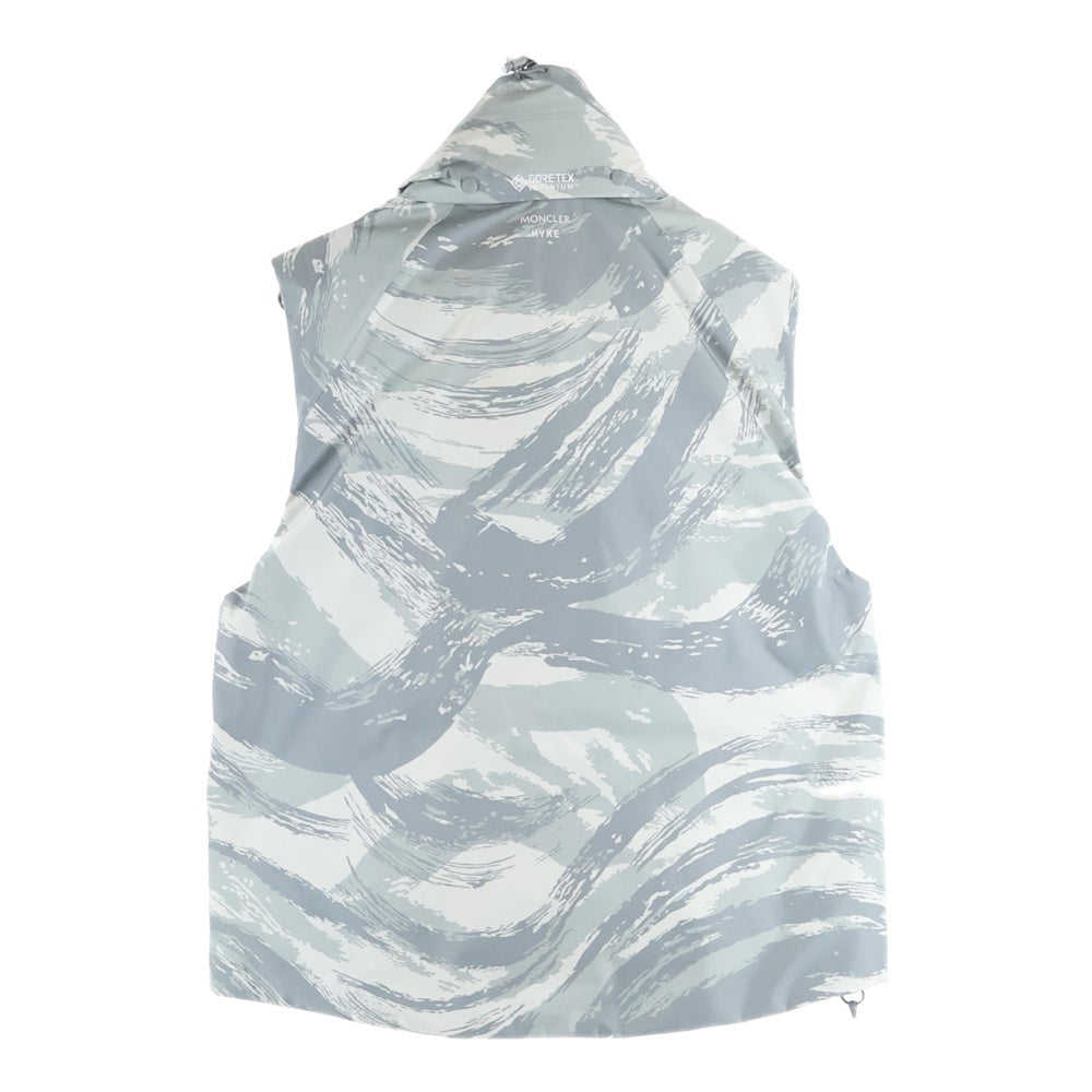 MONCLER(モンクレール) 22AW ×HYKE VANIL GILET ハイク ヴァニル ジレ ダウン ベスト グレー H209K1A00005