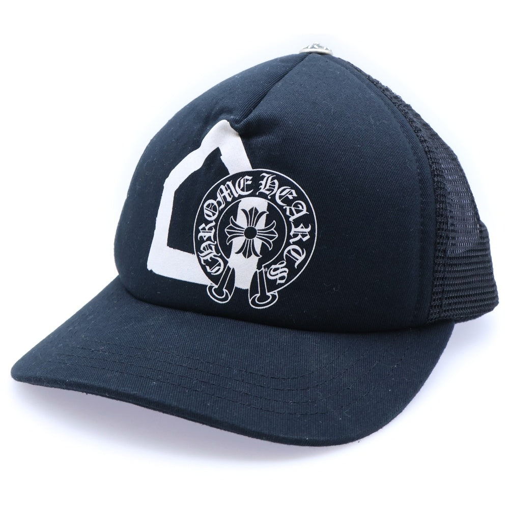 CHROME HEARTS×Dover ブラックメッシュキャップ CHROME HEARTS(クロムハーツ) DOVER STREET MARKET TRUCKER CAP
