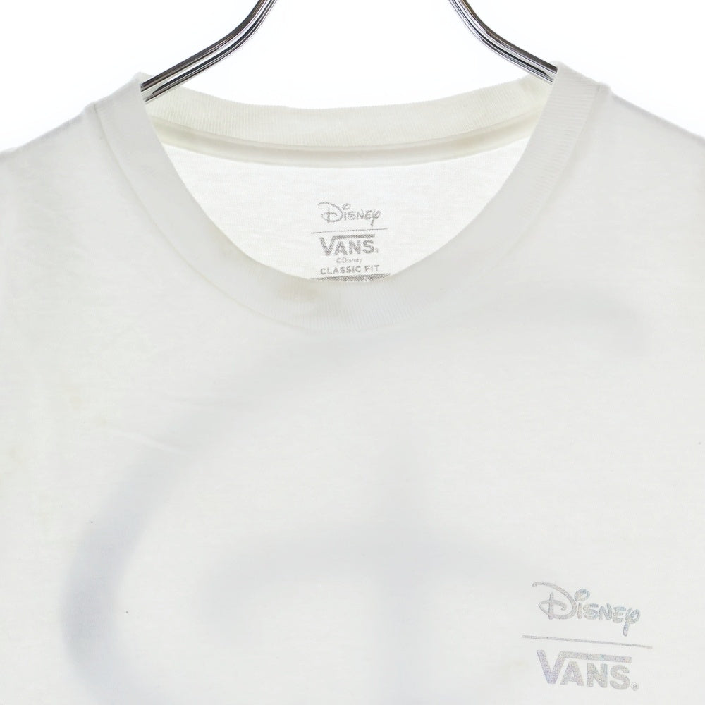 VANS(ヴァンズ) ×Disney T-Shirt ディズニー 半袖Tシャツ ホワイト AXNN086