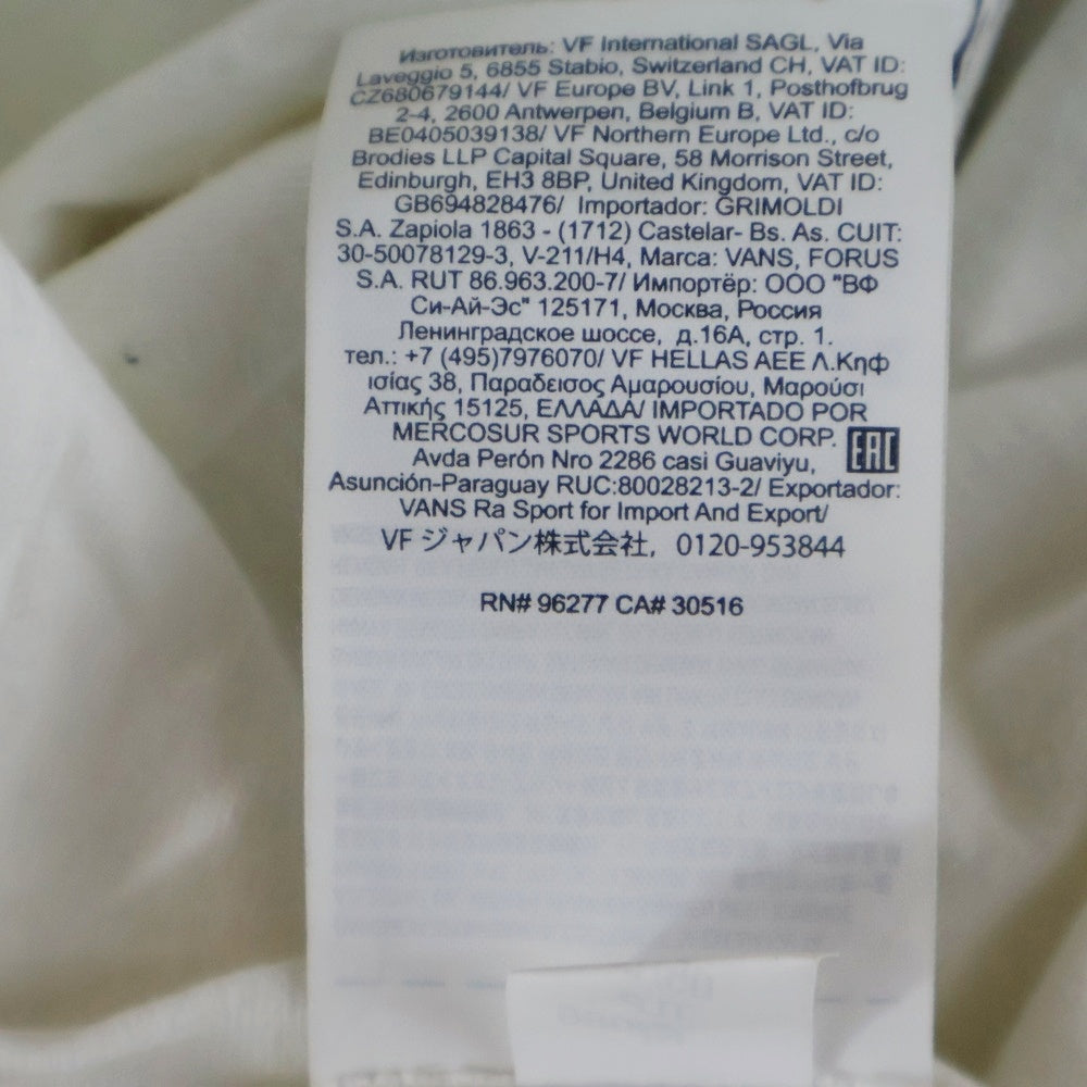 VANS(ヴァンズ) ×Disney T-Shirt ディズニー 半袖Tシャツ ホワイト AXNN086