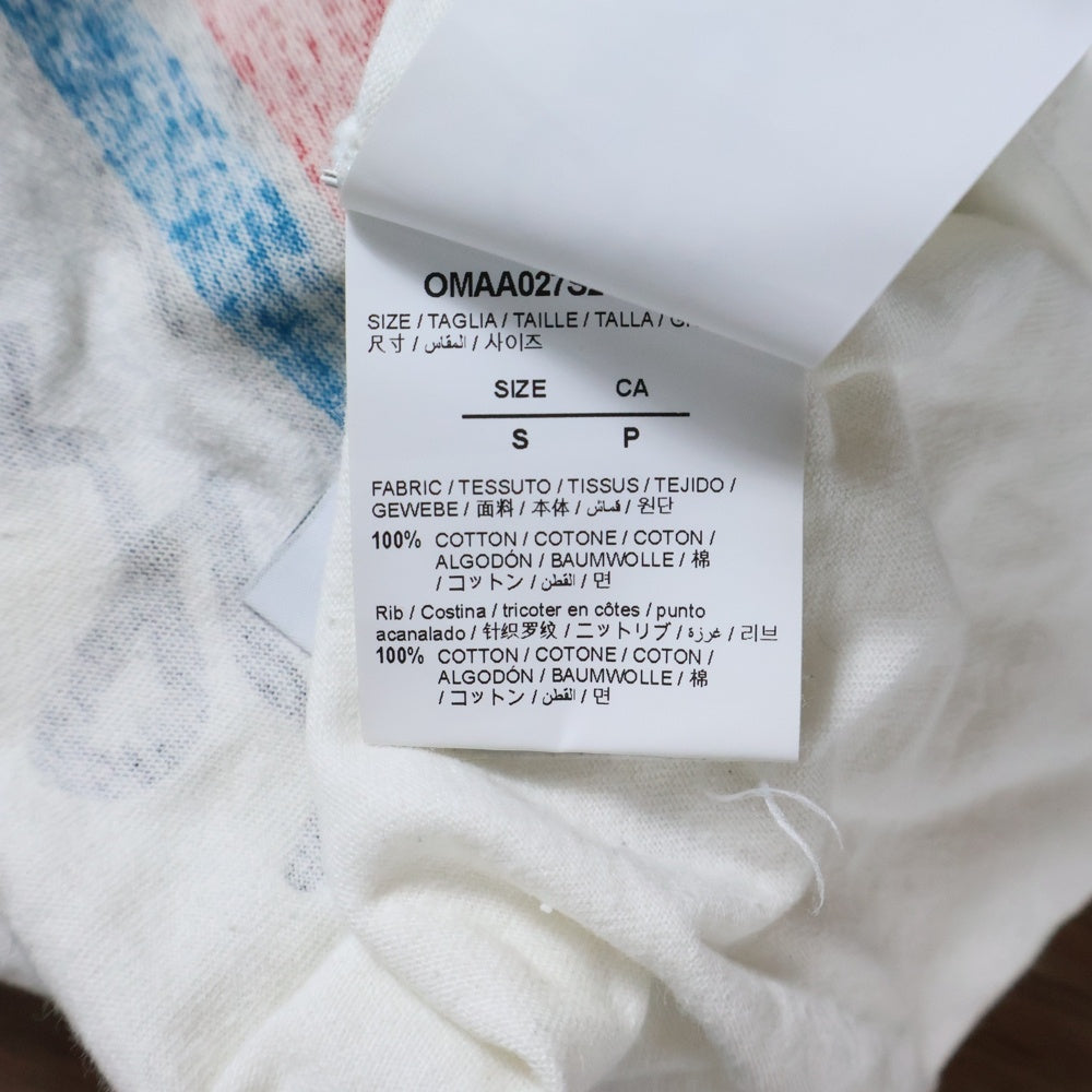 OFF-WHITE(オフホワイト) 21SS Apple Slim T-Shirt 半袖Tシャツ ホワイト OMAA027S21JER022