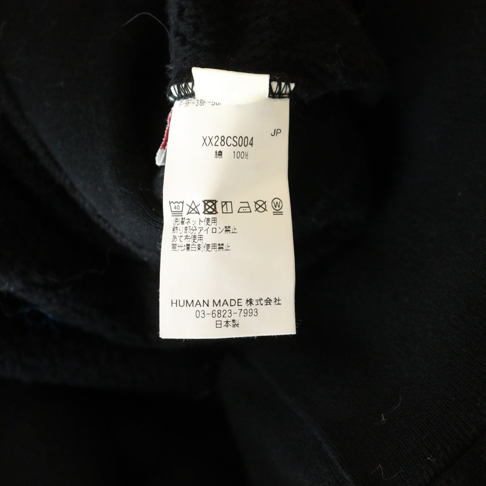 HUMAN MADE(ヒューマンメイド) I KNOW NIGO TOO HOODIE ニゴー プルオーバースウェットパーカー フーディー ブラック