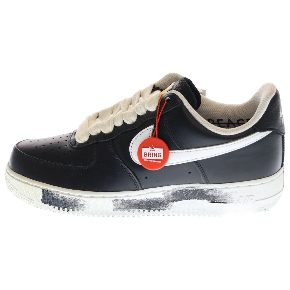 NIKE(ナイキ) ×PEACEMINUSONE AIR FORCE1 LOW ピースマイナスワン パラノイズ ローカットスニーカー ブラック US8/26cm AQ3692-001