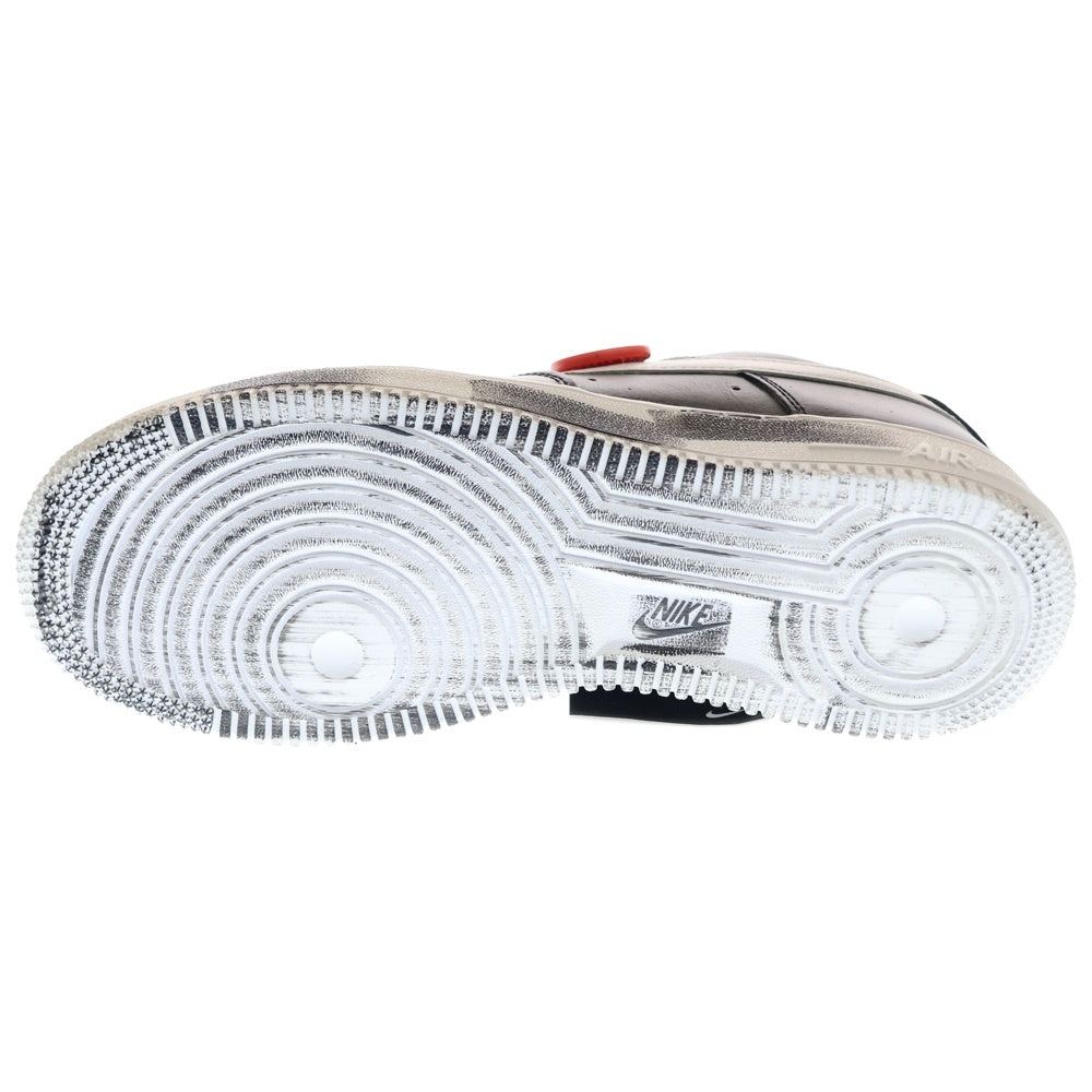 NIKE(ナイキ) ×PEACEMINUSONE AIR FORCE1 LOW ピースマイナスワン パラノイズ ローカットスニーカー ブラック US8/26cm AQ3692-001