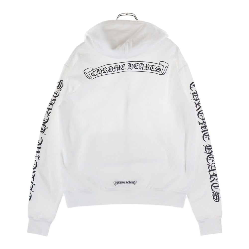 CHROME HEARTS(クロムハーツ) SWTSHRT HD ZIP スクロールラベル