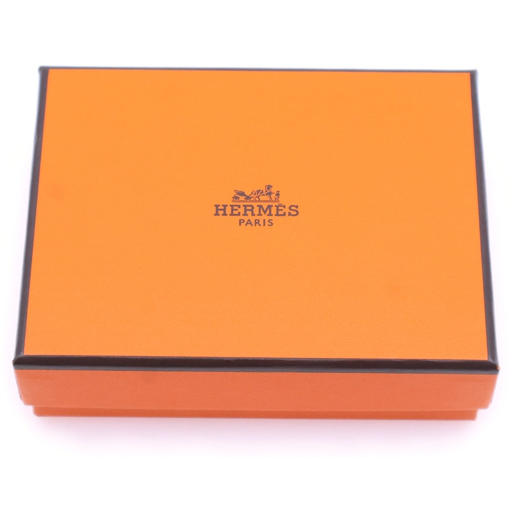 HERMES(エルメス) カルヴィデュオ レザーカードケース コインケース 名刺入れ パープル □K刻印