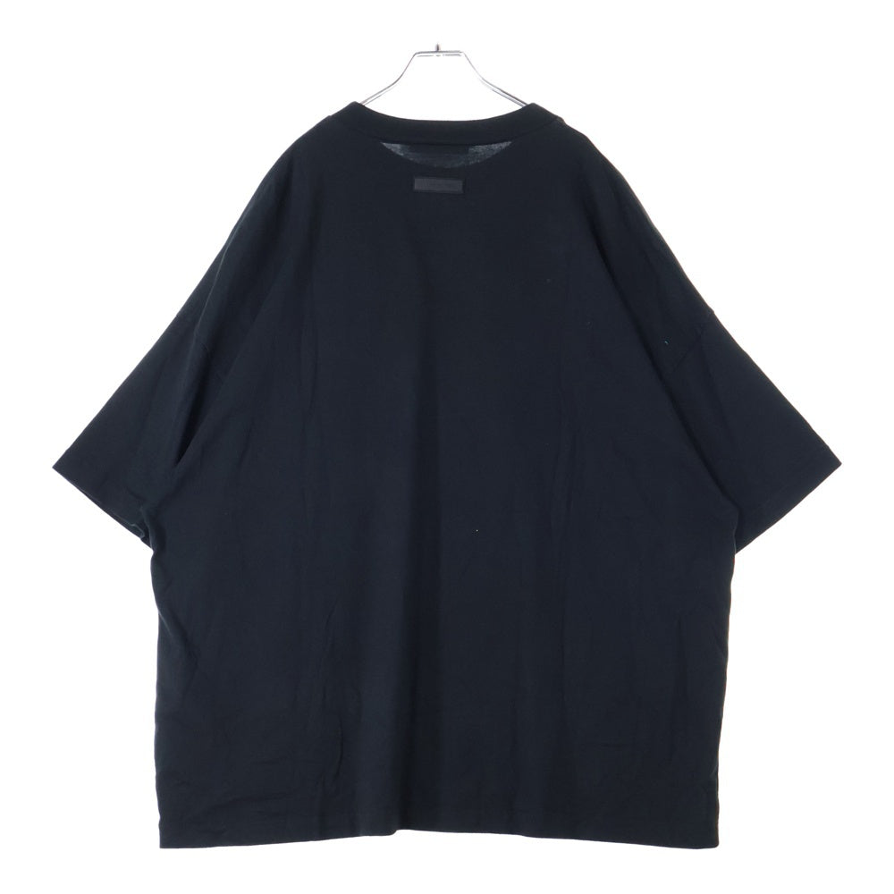 FEAR OF GOD ESSENTIALS(フィアオブゴッド エッセンシャルズ) S/S T-SHIRT ラバーロゴ 半袖Tシャツ ブラック