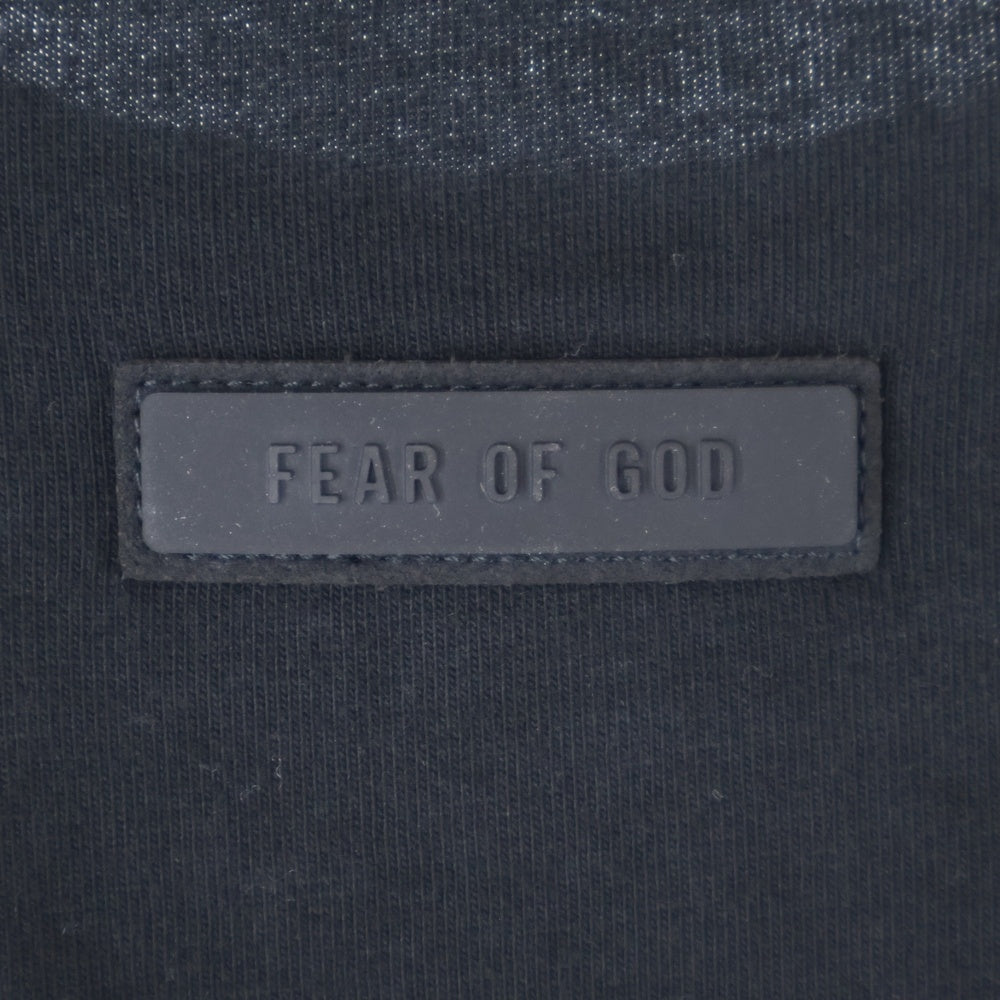 FEAR OF GOD ESSENTIALS(フィアオブゴッド エッセンシャルズ) S/S T-SHIRT ラバーロゴ 半袖Tシャツ ブラック