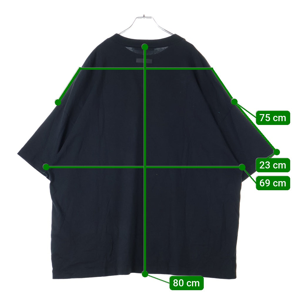 FEAR OF GOD ESSENTIALS(フィアオブゴッド エッセンシャルズ) S/S T-SHIRT ラバーロゴ 半袖Tシャツ ブラック