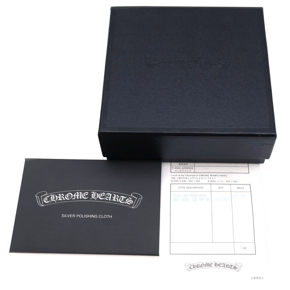 CHROME HEARTS(クロムハーツ) JOEY ジョーイ レザーウォレット 2つ折り財布 ブラック BCA365