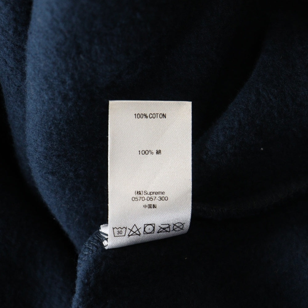 SUPREME(シュプリーム) 18AW Paneled Hooded Sweatshirt パネルド プルオーバースウェットパーカー フーディー ネイビー
