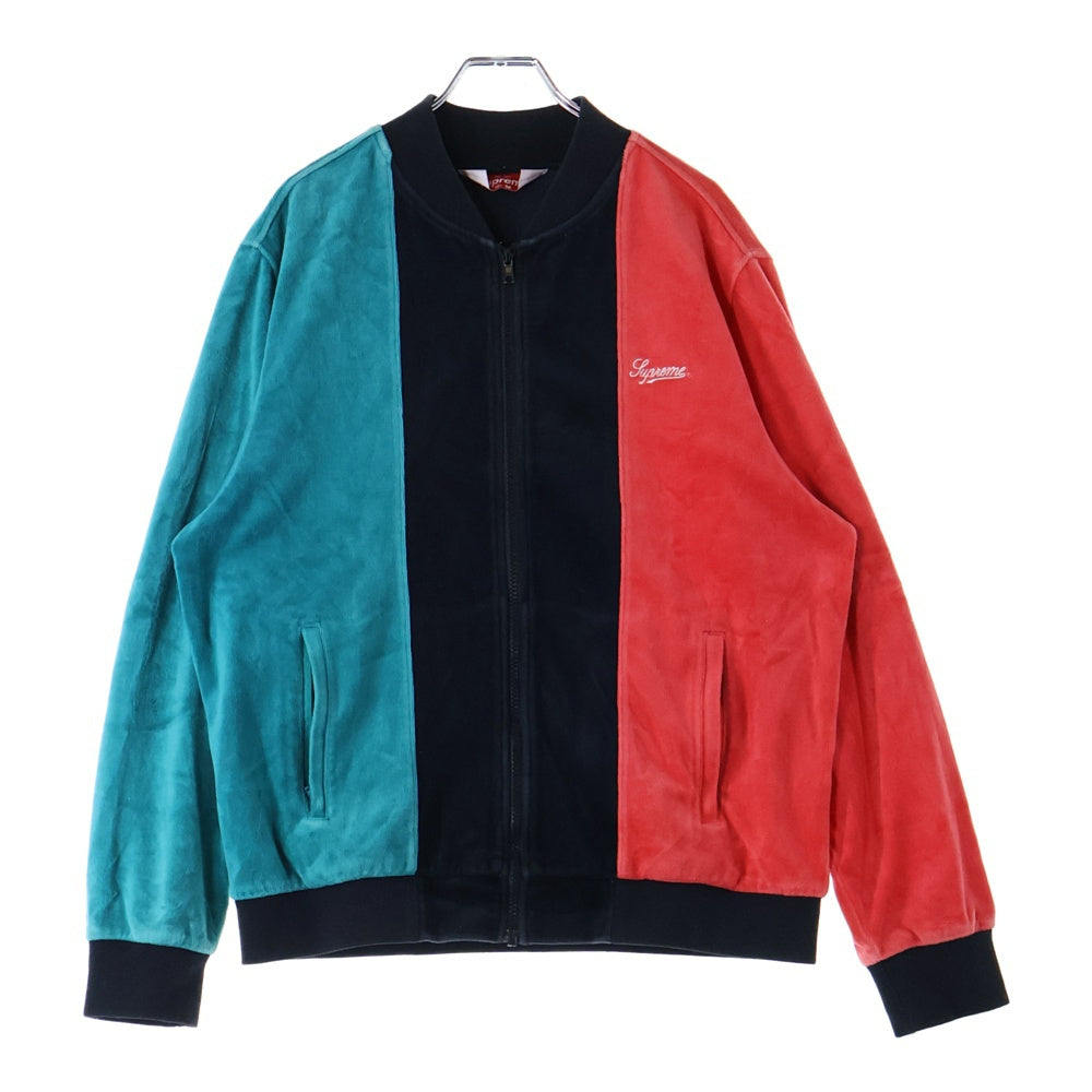 SUPREME(シュプリーム) 18SS Velour Zip Up Jacket ベロアジップアップジャケット マルチ