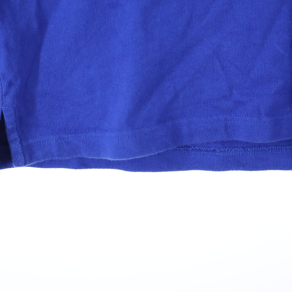 SUPREME(シュプリーム) 18SS Reflective Sleeve Stripe Rugby リフレクティブ ストライプ ラグビーシャツ 長袖シャツ ブルー