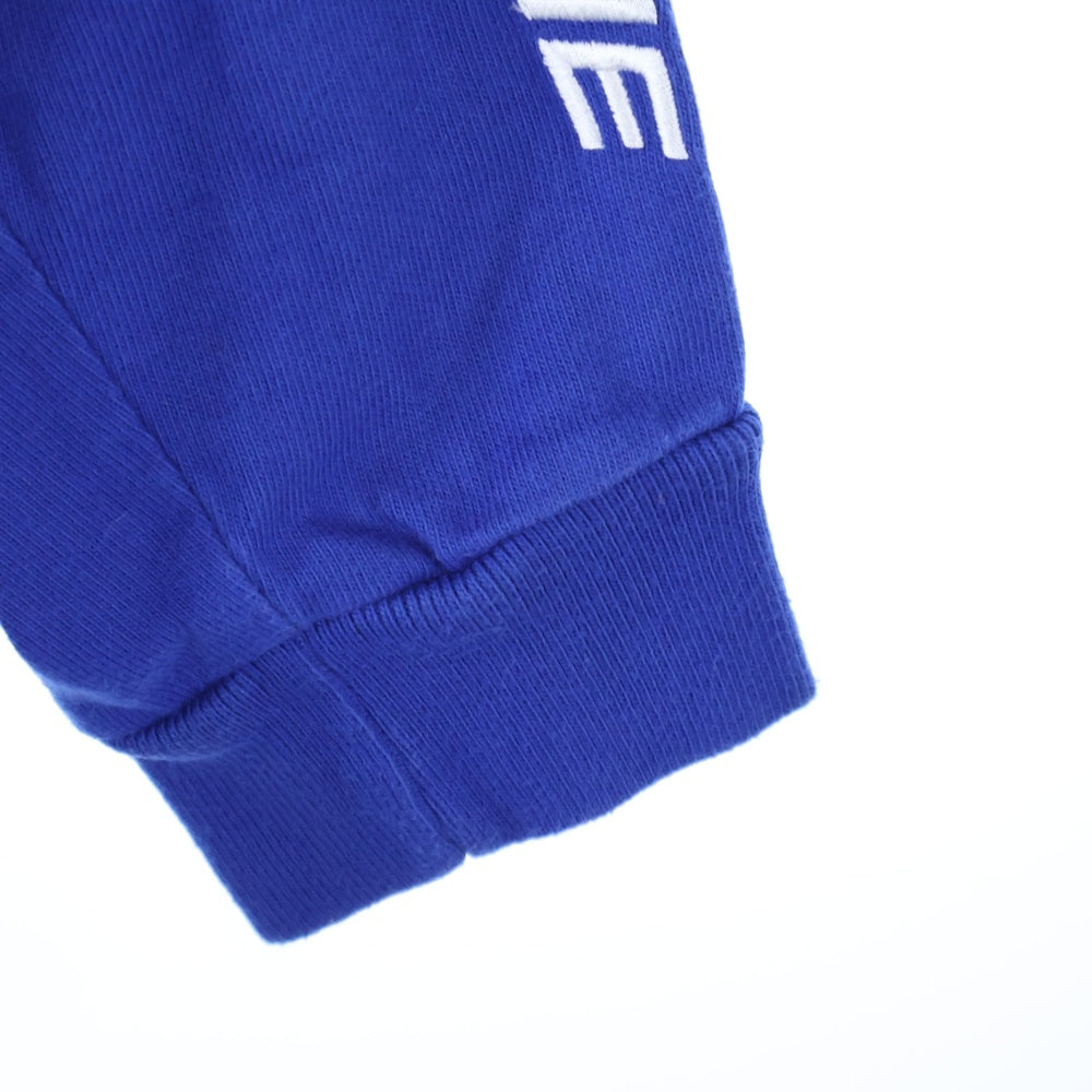 SUPREME(シュプリーム) 18SS Reflective Sleeve Stripe Rugby リフレクティブ ストライプ ラグビーシャツ 長袖シャツ ブルー