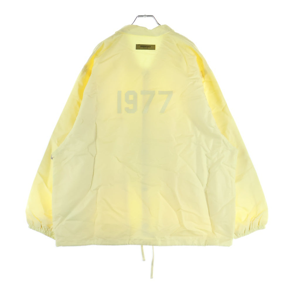 FEAR OF GOD ESSENTIALS(フィアオブゴッド エッセンシャルズ) NYLON COACH JACKET 1977 ナイロンコーチジャケット イエロー