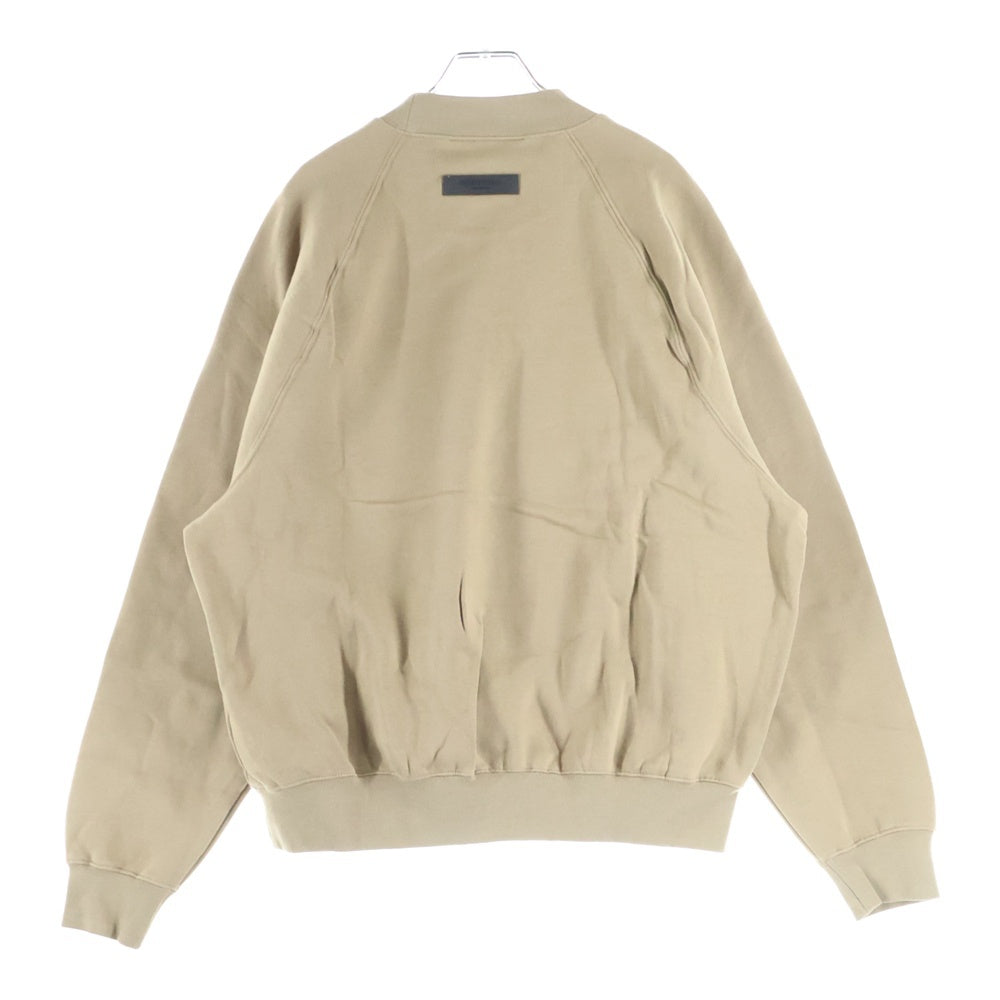FEAR OF GOD ESSENTIALS(フィアオブゴッド エッセンシャルズ) SWEATSHIRT フェルトロゴ クルーネックスウェットトレーナー ベージュ