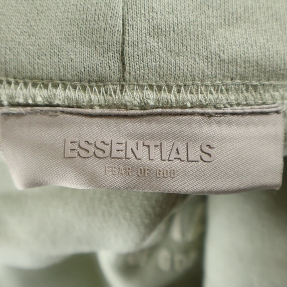 FEAR OF GOD ESSENTIALS(フィアオブゴッド エッセンシャルズ) HOODIE フェルトロゴ プルオーバースウェットパーカー フーディー グリーン