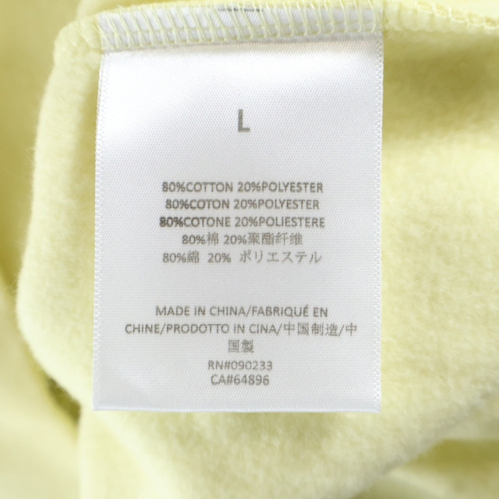 FEAR OF GOD ESSENTIALS(フィアオブゴッド エッセンシャルズ) SWEATSHIRT フェルトロゴ クルーネックスウェットトレーナー イエロー