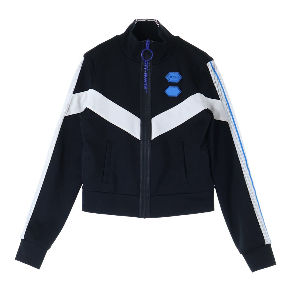 OFF-WHITE(オフホワイト) 19SS Logo Zipped Track Jacket トラックジャケット ブラック OWBA045R19C95057