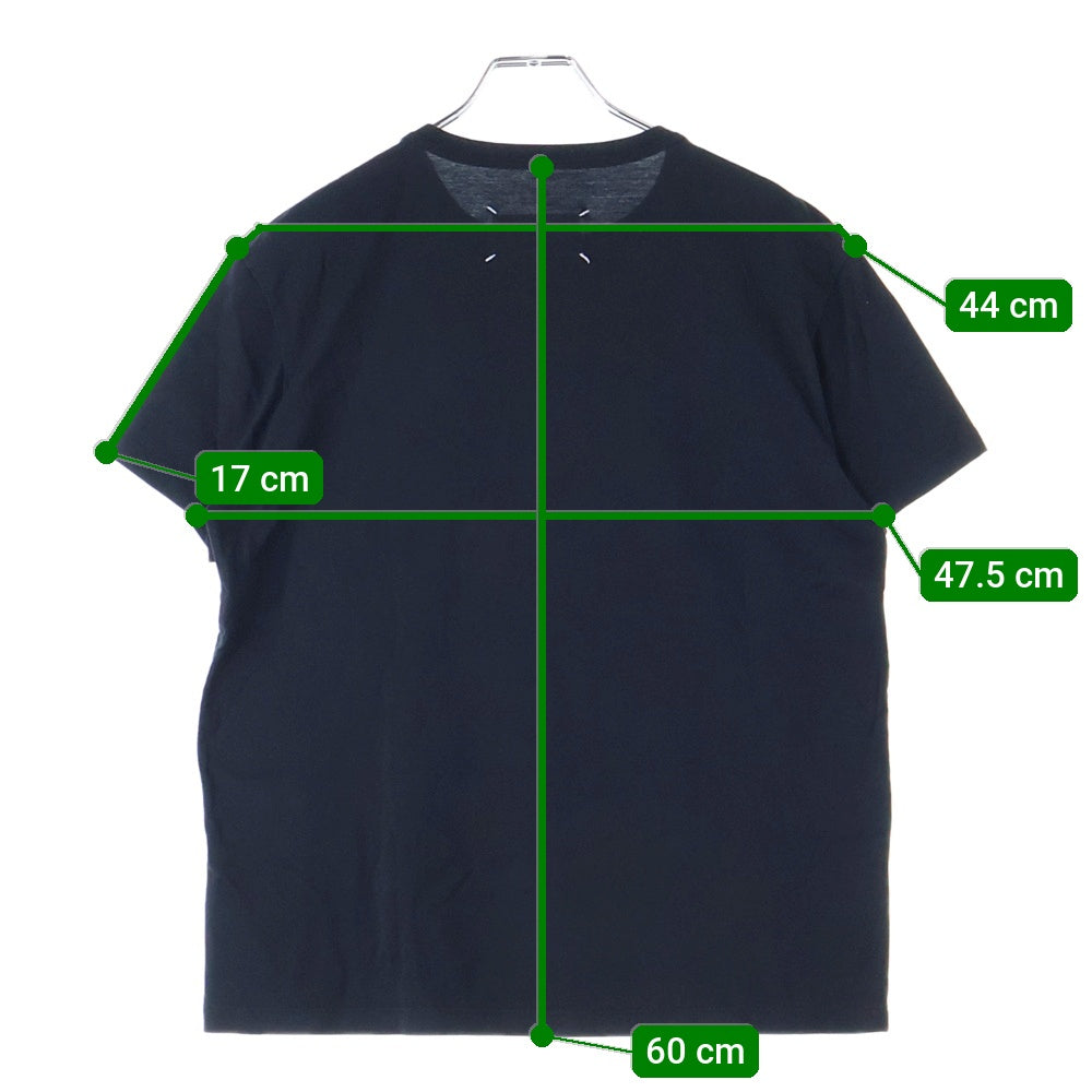 Maison Margiela 1 10(メゾンマルジェラ 1 10) 23SS T-Shirt ロゴ刺繍 半袖Tシャツ ブラック S50GC0684 S22816