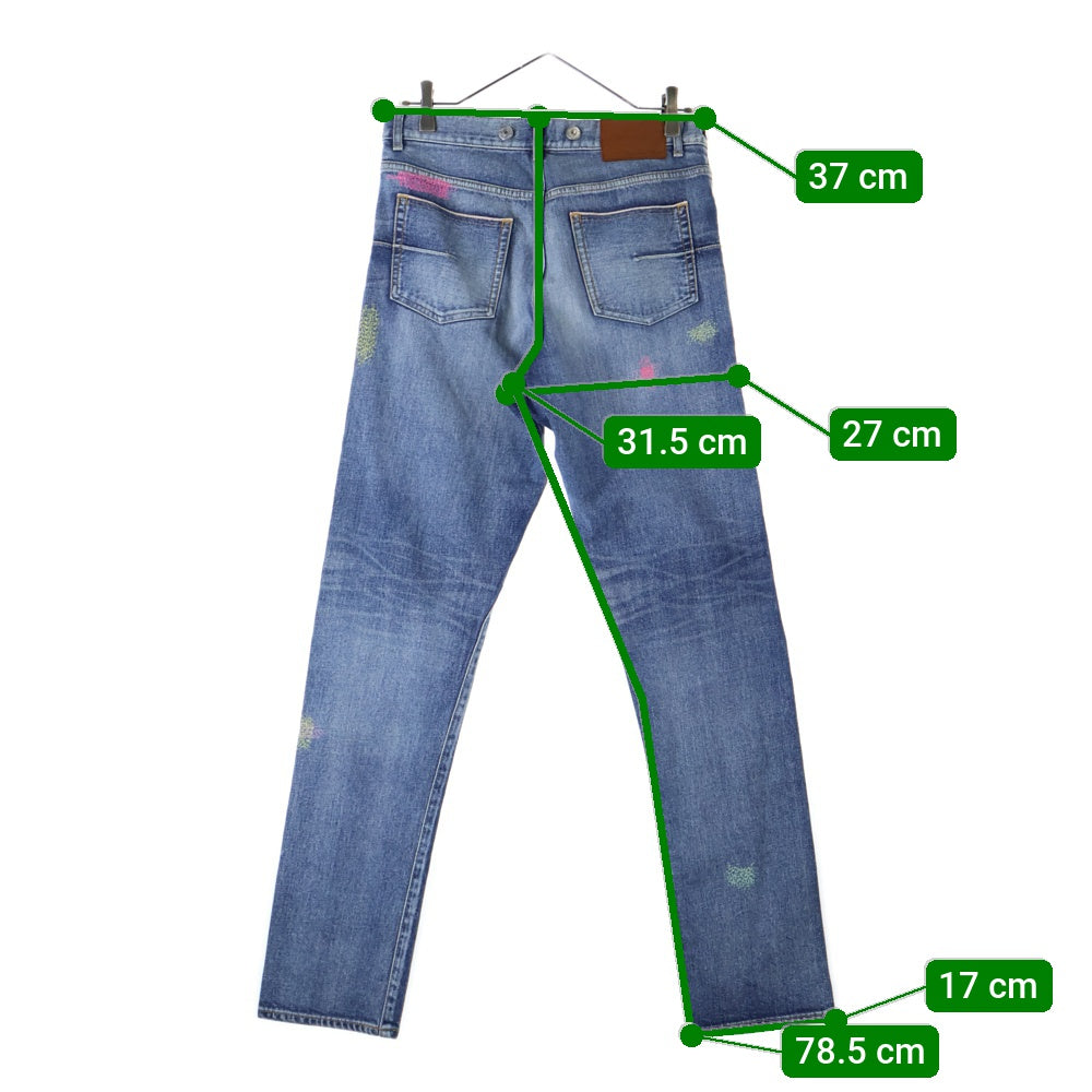 Christian Dior(クリスチャンディオール) 19SS Denim Pants 刺繍デニムパンツ 923D41Z7576