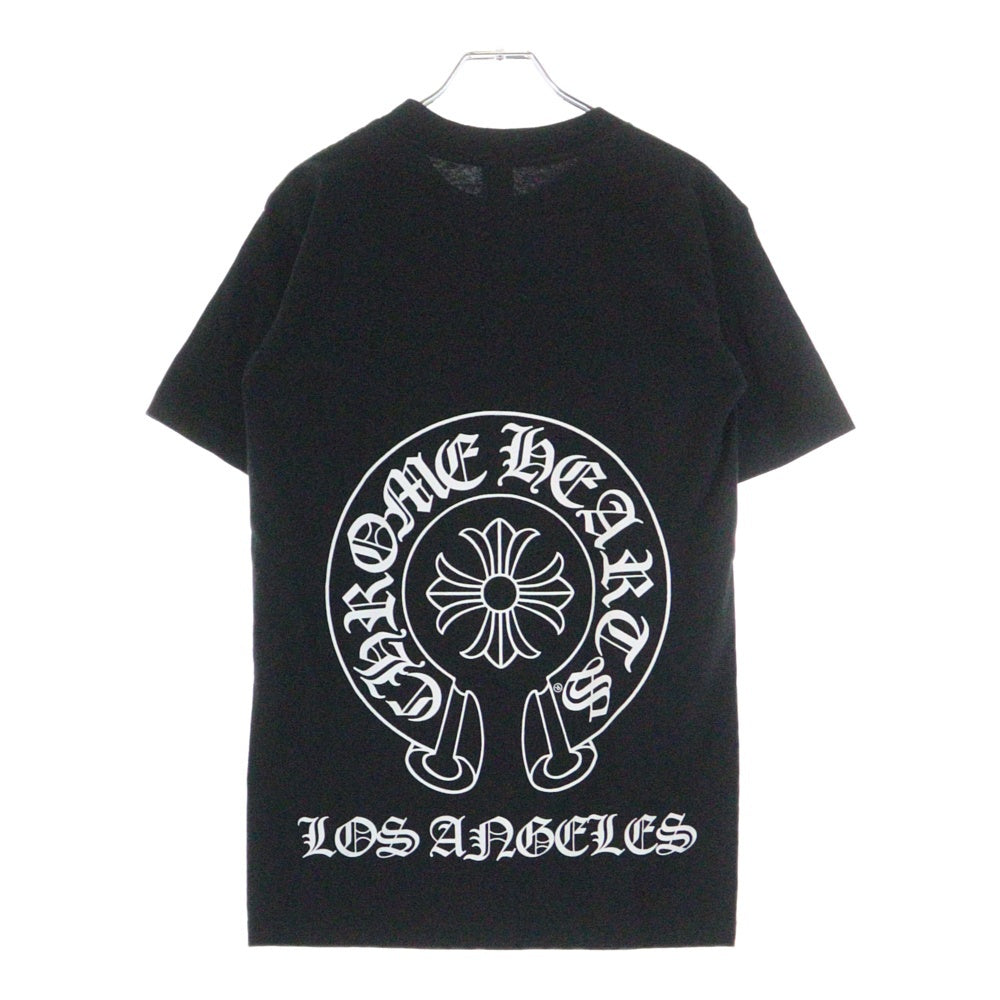 CHROME HEARTS(クロムハーツ) CH T-SHIRT LTD LOS ANGELS ロサンゼルス限定 ホースシュープリント 半袖Tシャツ ブラック