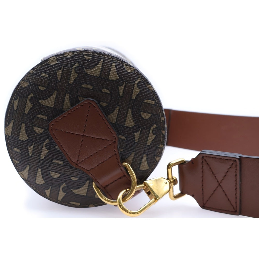 BURBERRY(バーバリー) Bridle Brown Shoulder Bag 総柄ショルダーバッグ ブラウン レディース 8020170