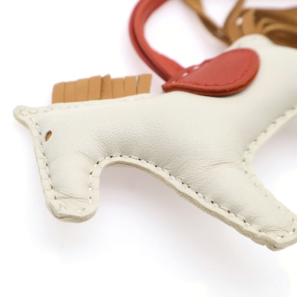 HERMES(エルメス) ロデオチャーム PM アニョーミロ キーホルダー レザー チャーム クレ セサミ Y刻印