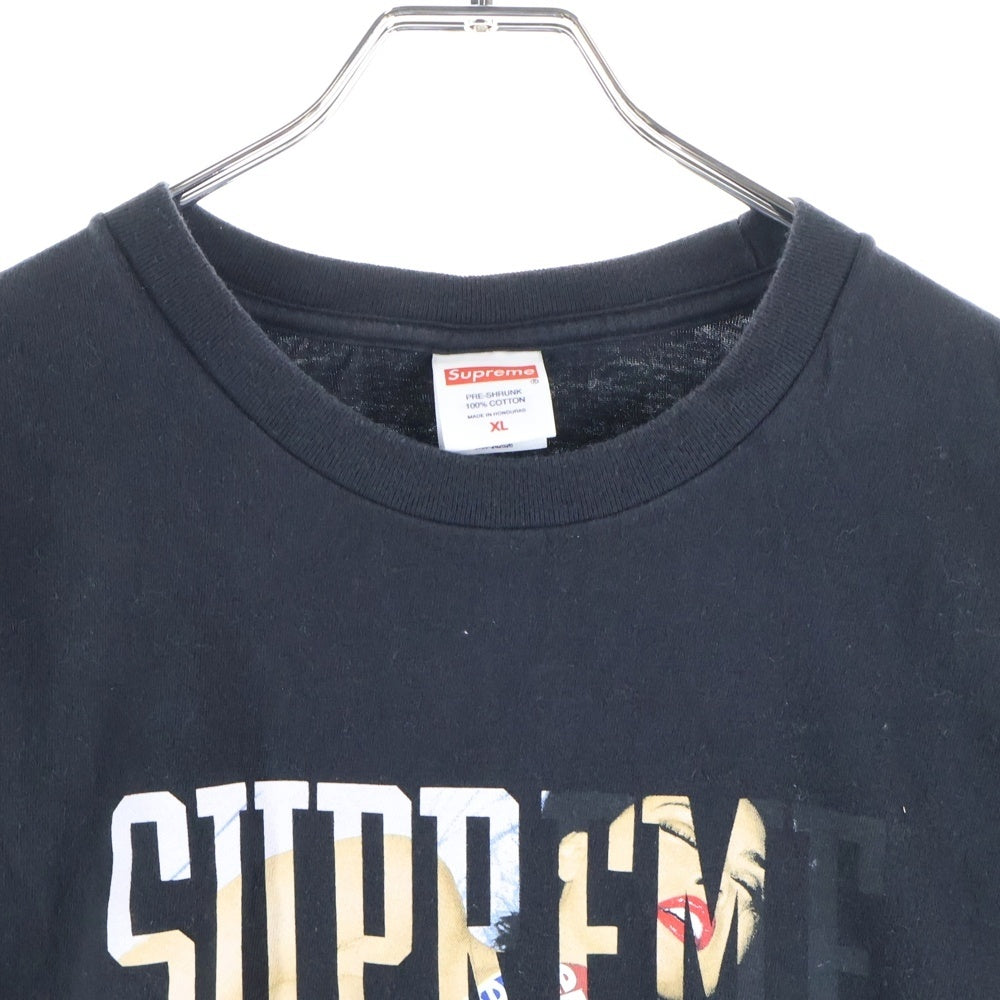 SUPREME(シュプリーム) 24AW Tera Patrick Collegiate Tee テラ パトリック ロゴプリント クルーネック 半袖Tシャツ カットソー ブラック