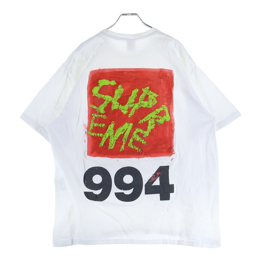 SUPREME(シュプリーム) 24SS Paint Tee バックペイントロゴ 半袖Tシャツ ホワイト