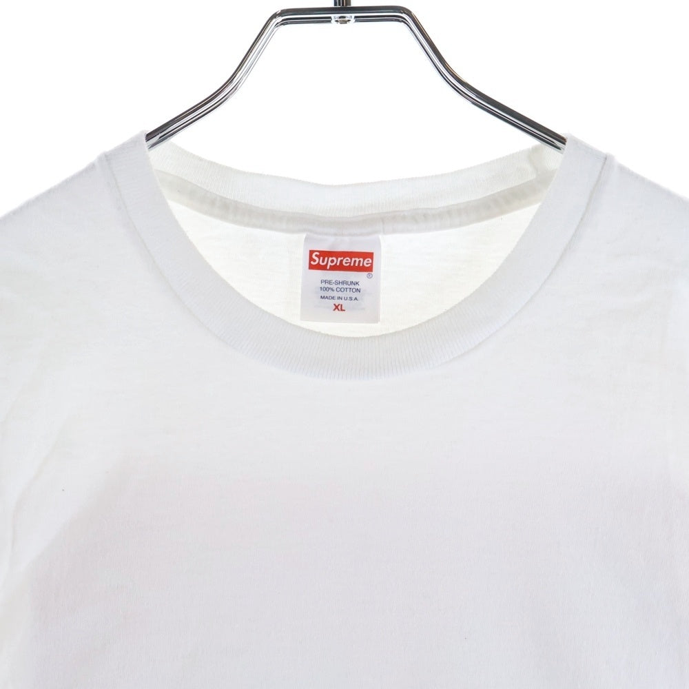 SUPREME(シュプリーム) 24SS Paint Tee バックペイントロゴ 半袖Tシャツ ホワイト