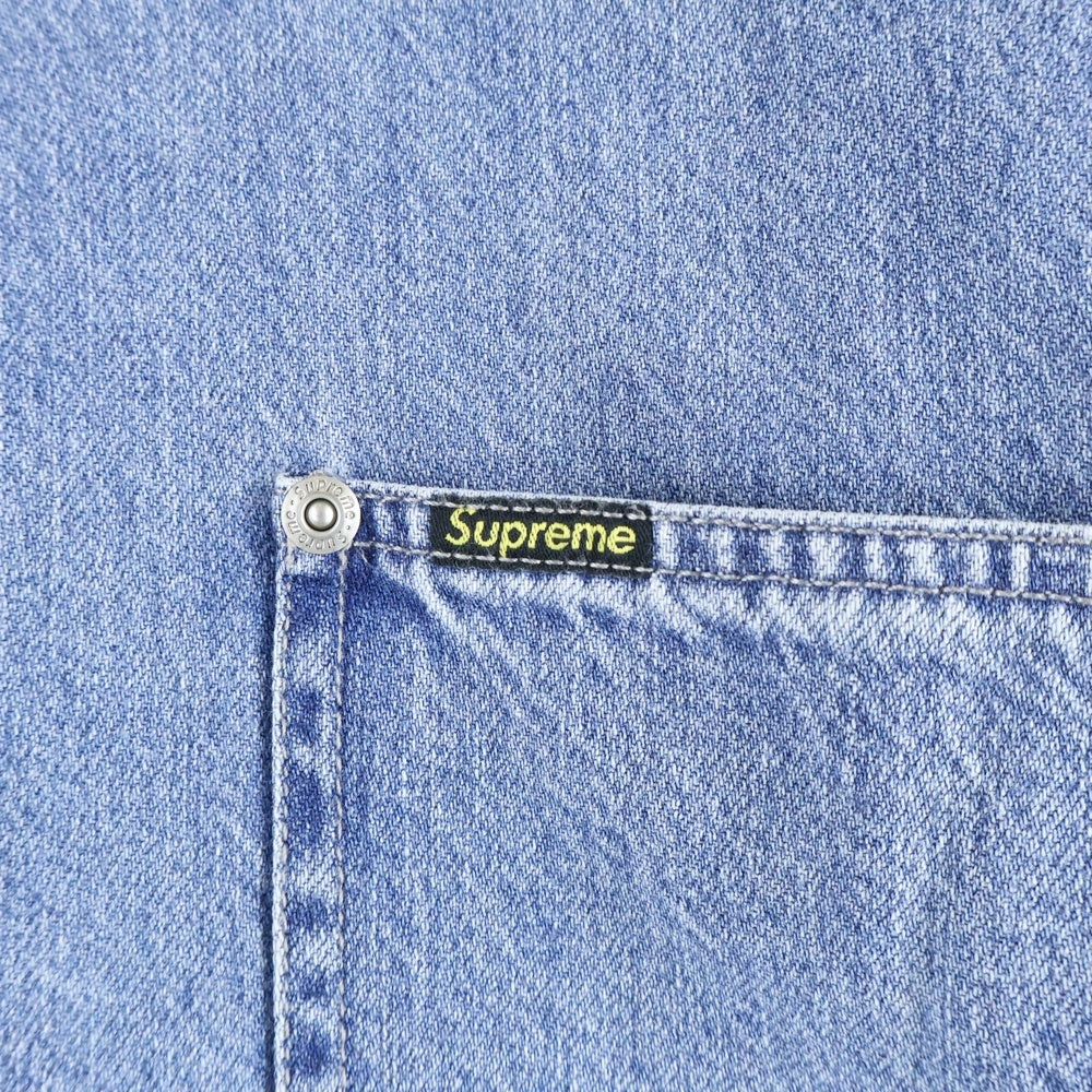 SUPREME(シュプリーム) 24SS Loose Fit Denim Painter Shirt ルーズフィット ペインターデニム 半袖シャツ インディゴ