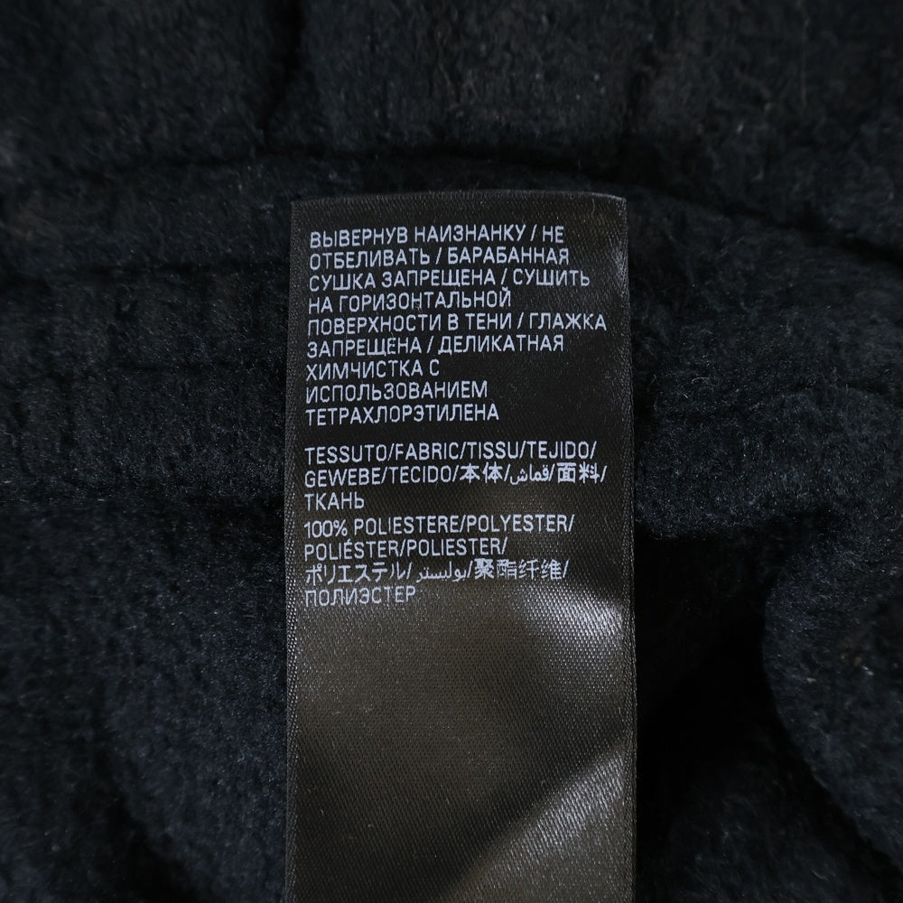 BALENCIAGA(バレンシアガ) 23AW ダーティー加工フリースロングパンツ フルレングスフリーススウェットパンツ ブラック 744513 TJQ32