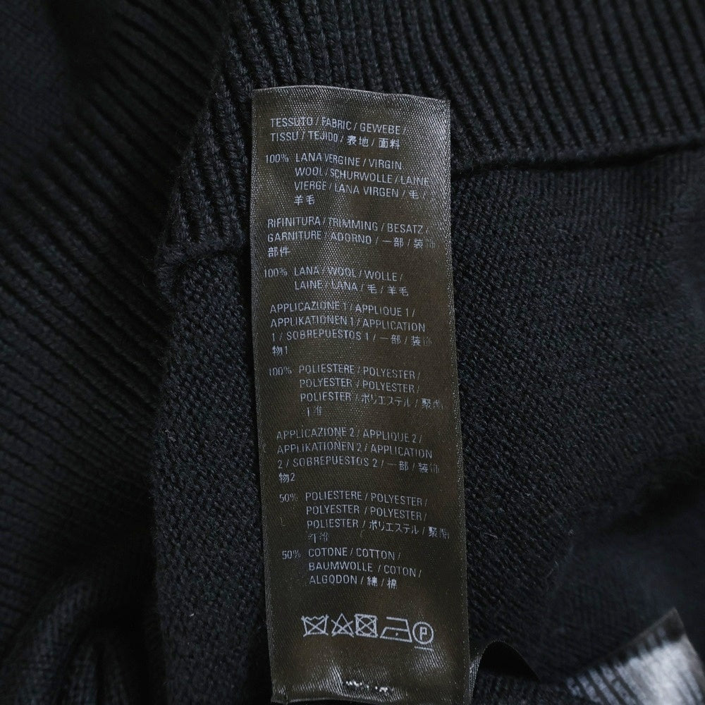 BALENCIAGA(バレンシアガ) 22SS PARIS LOGO CREW NECK KNIT パリスロゴ クルーネック ニット ブラック 682005 T1624