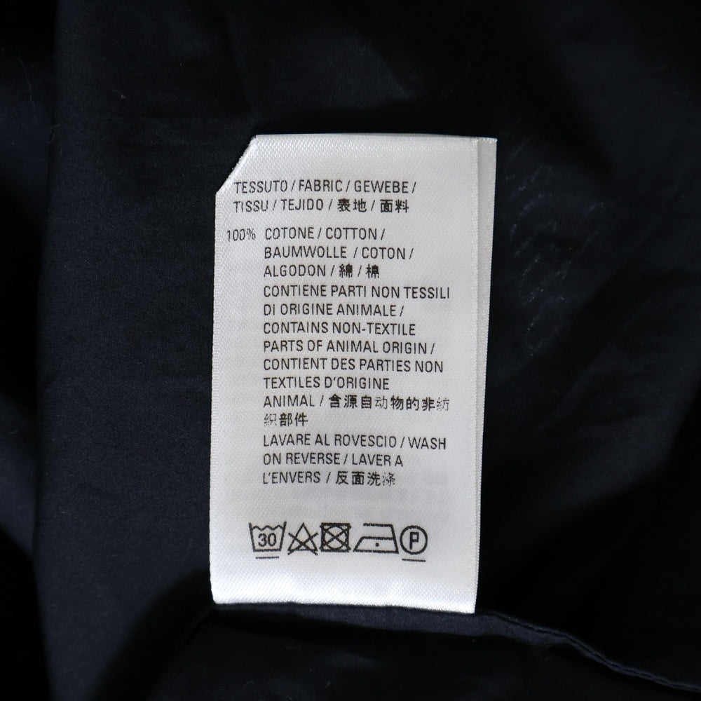 BALENCIAGA(バレンシアガ) 21SS 総柄ロゴ オーバーサイズボタンダウン長袖シャツ ブラック 647363 TJLY7