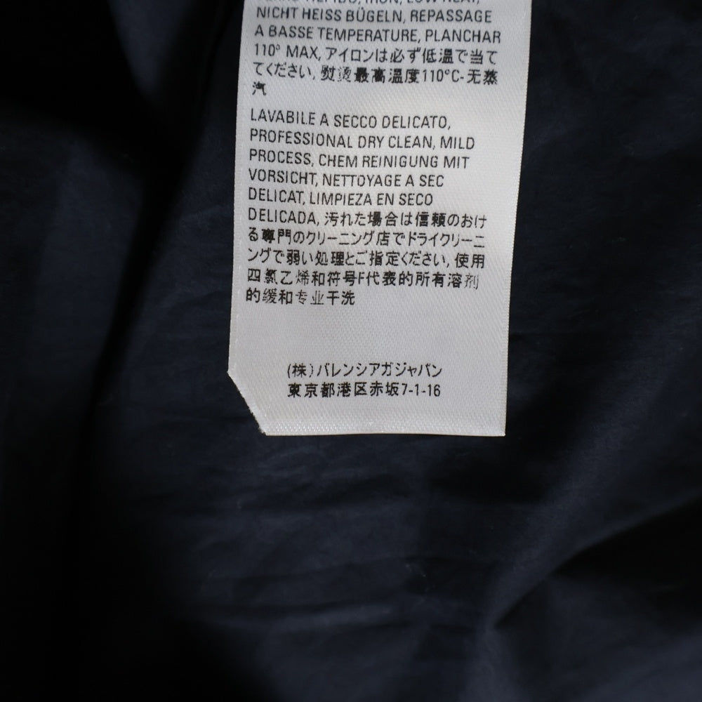 BALENCIAGA(バレンシアガ) 21SS 総柄ロゴ オーバーサイズボタンダウン長袖シャツ ブラック 647363 TJLY7