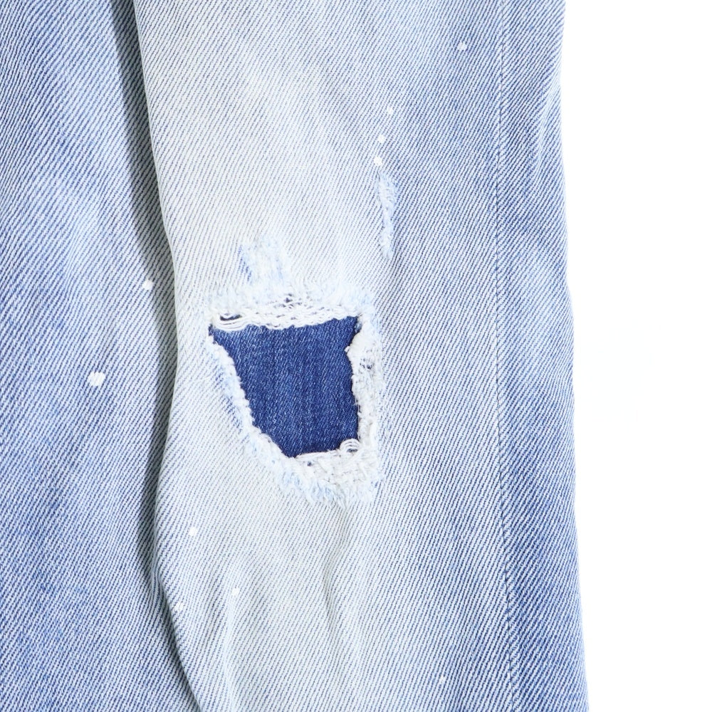 DSQUARED2(ディースクエアード) 20SS Skater Jean ダメージ加工 スキニーデニムパンツ インディゴ S74LB0658 S30662