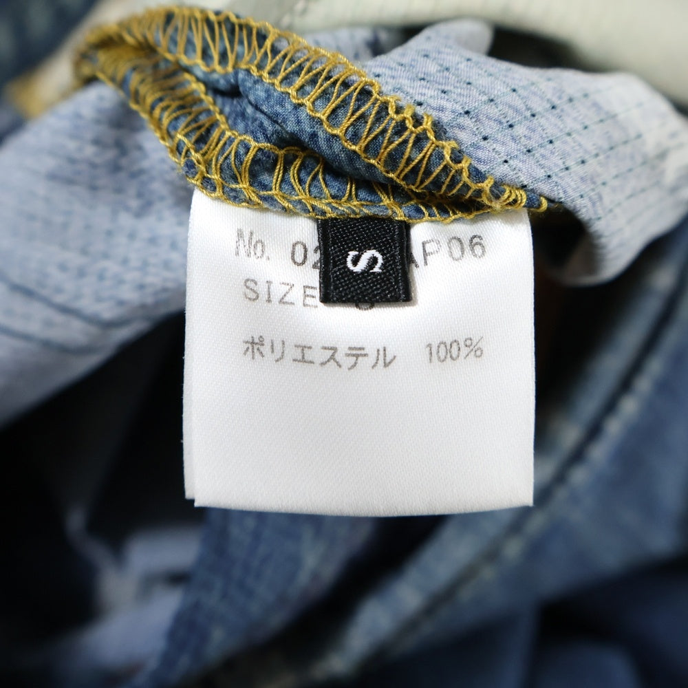 HYSTERIC GLAMOUR(ヒステリックグラマー) Nylon Pants デニム柄スキニーパンツ インディゴ 02191AP06