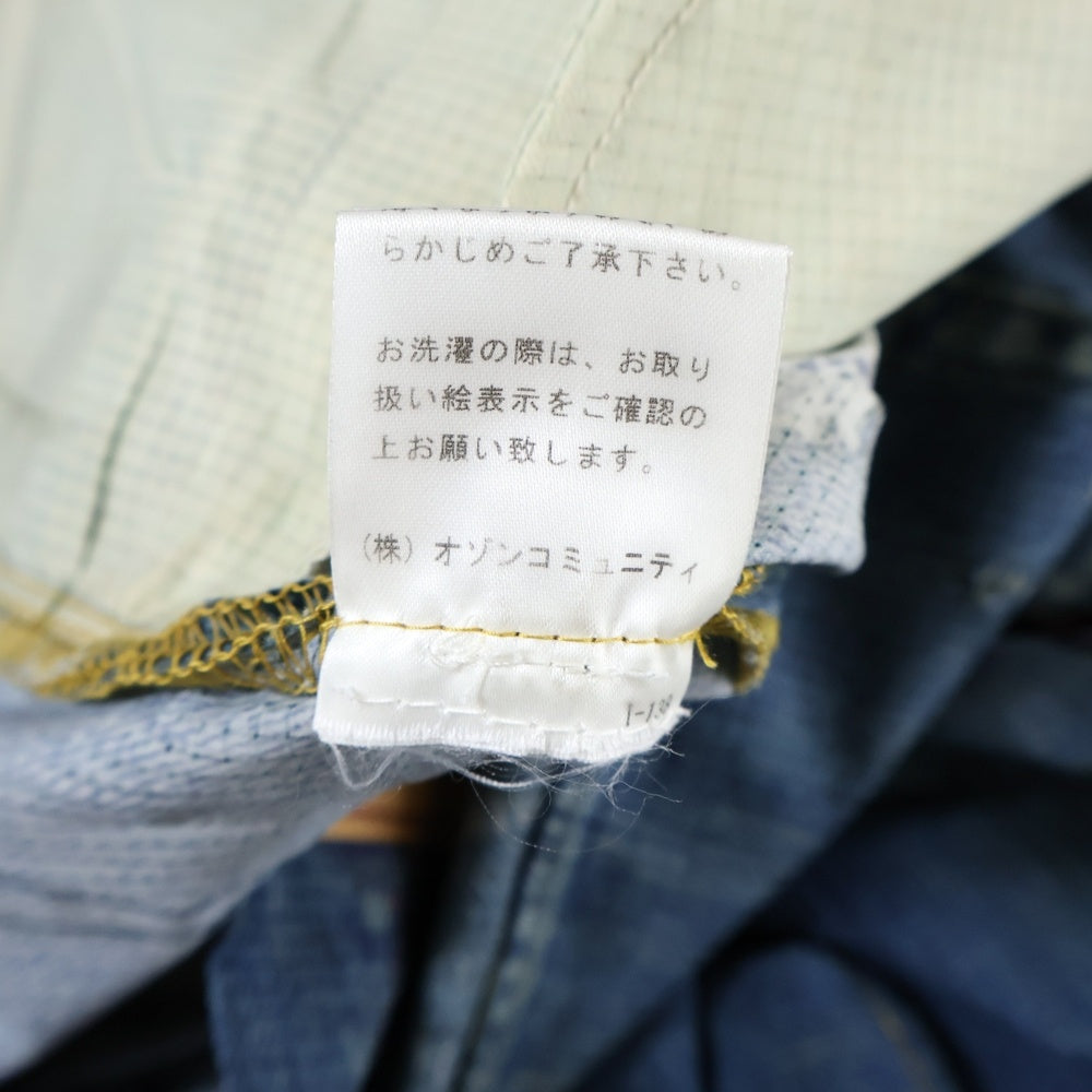 HYSTERIC GLAMOUR(ヒステリックグラマー) Nylon Pants デニム柄スキニーパンツ インディゴ 02191AP06