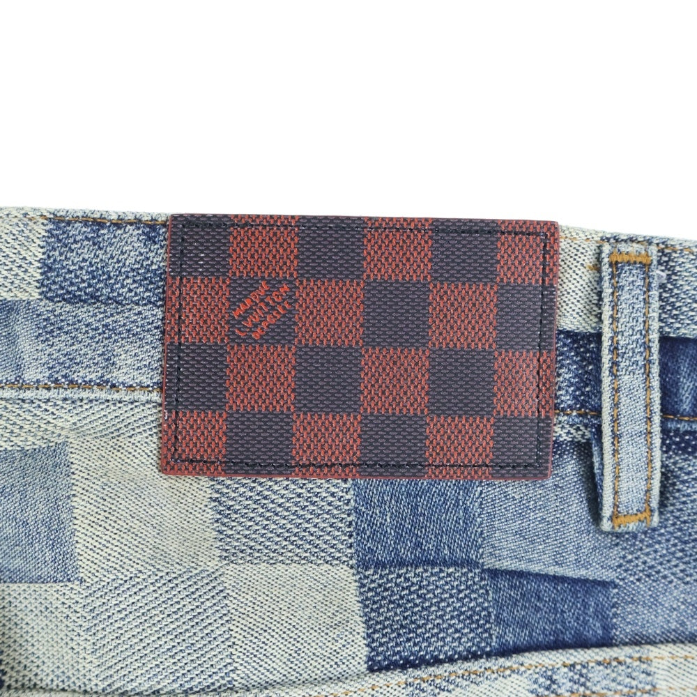 LOUIS VUITTON(ルイヴィトン) 24SS Damier Skate Denim Pants ダミエ スケーターデニムパンツ インディゴ RM241 GCO HQD87W