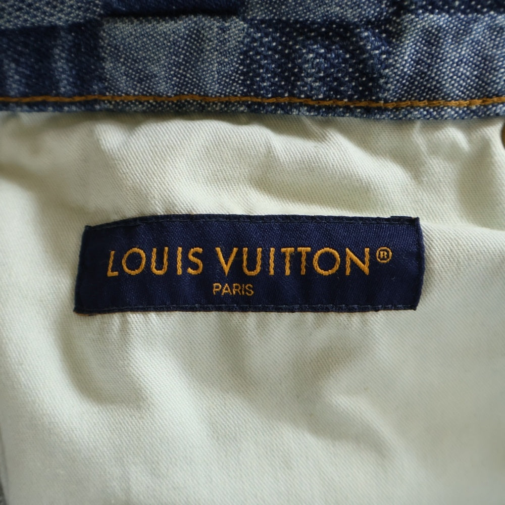 LOUIS VUITTON(ルイヴィトン) 24SS Damier Skate Denim Pants ダミエ スケーターデニムパンツ インディゴ RM241 GCO HQD87W