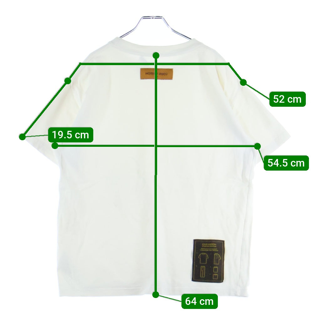 LOUIS VUITTON(ルイヴィトン) 21SS Inside Out T-Shirt インサイドアウト 半袖Tシャツ ホワイト RM211Q JYN HUY47W